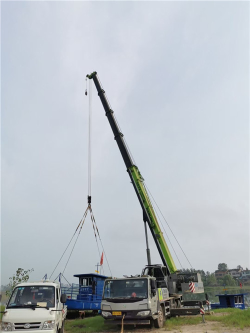 溧水区桥梁建设吊装案例